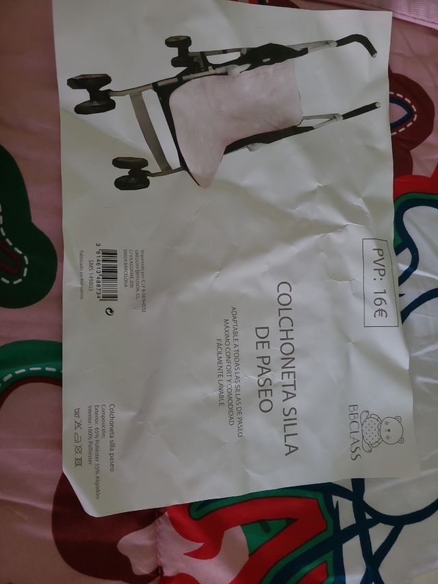 Colchoneta de silla de bebe