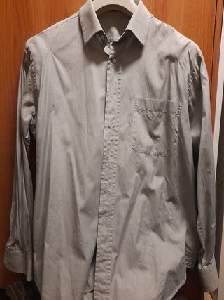 camicia uomo grigio