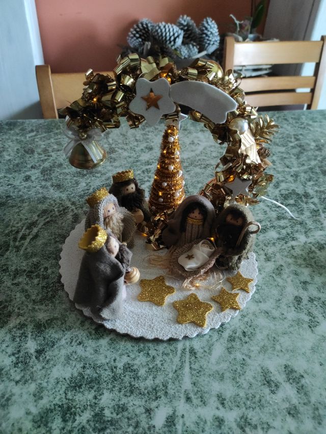 Presepe fatto a mano