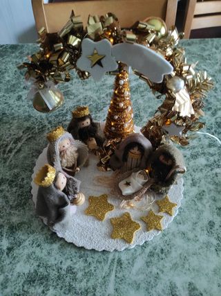 Presepe fatto a mano