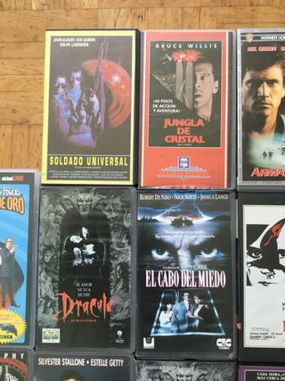peliculas clasicas de varios generos vhs 10 unidad