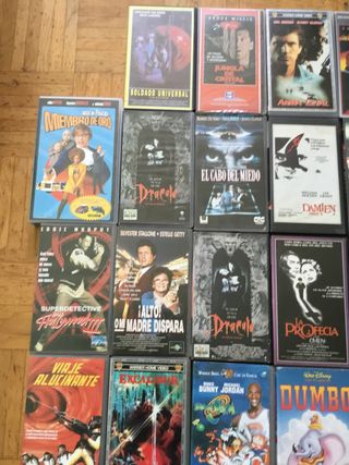 peliculas clasicas de varios generos vhs 10 unidad