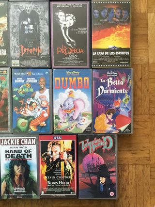 peliculas clasicas de varios generos vhs 10 unidad