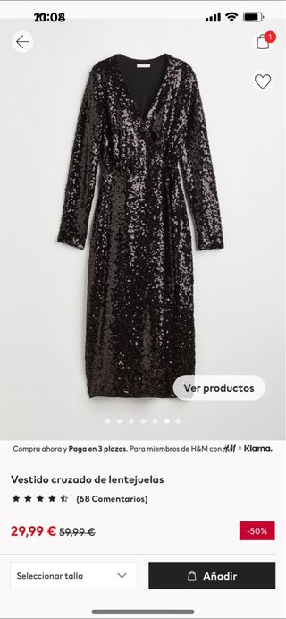vestido lentejuelas para fiesta