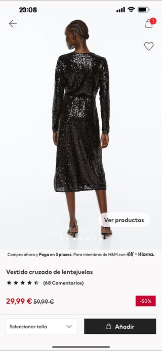 vestido lentejuelas para fiesta