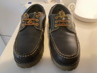 zapatos náuticos azules talla 41