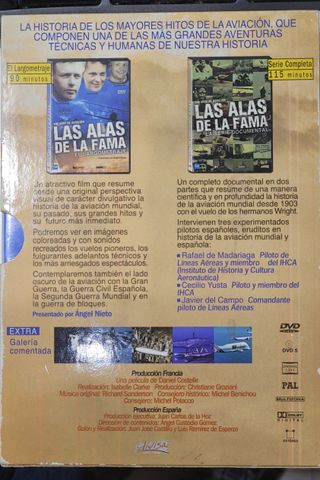PACK AVIACION LAS ALAS DE LA FAMA DVD