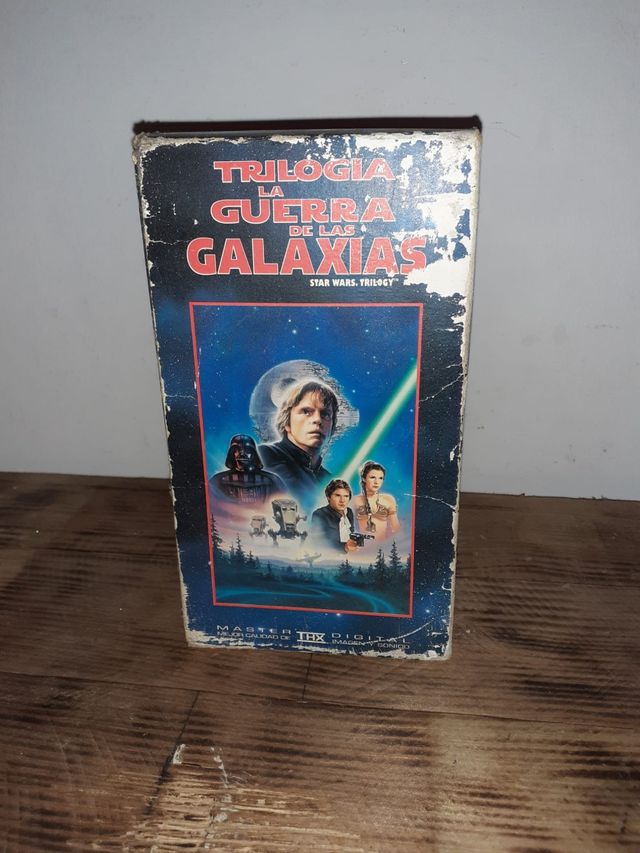 Triologia vhs la guerra de las galaxias 1995.