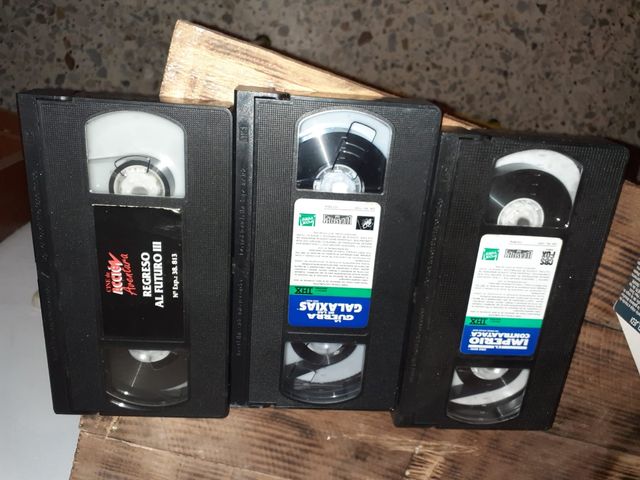 Triologia vhs la guerra de las galaxias 1995.