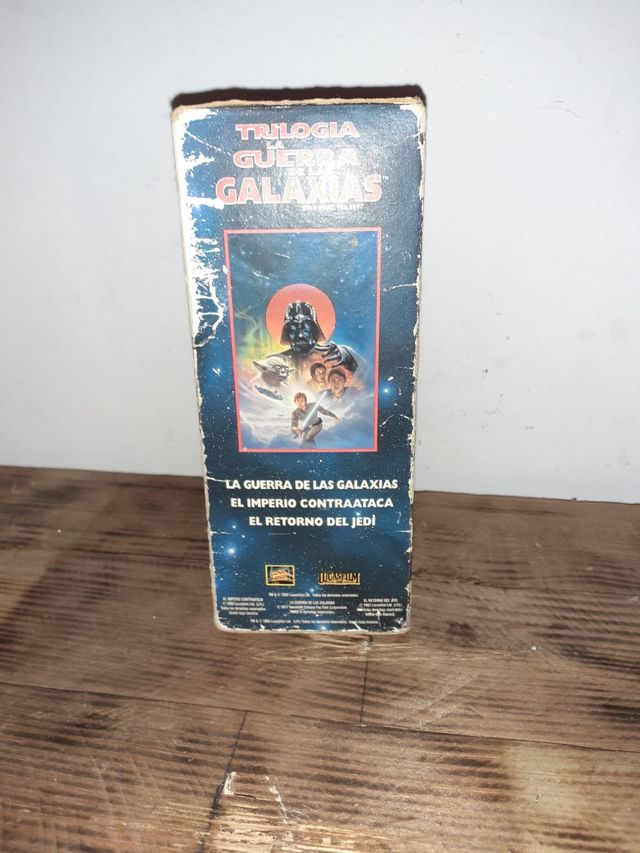Triologia vhs la guerra de las galaxias 1995.