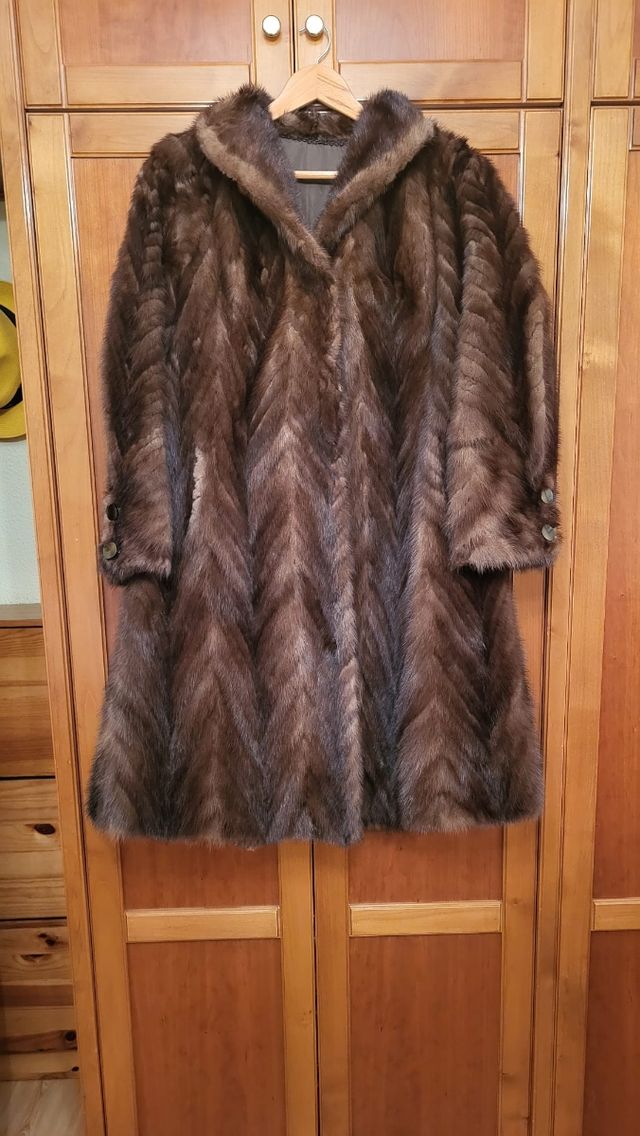 Abrigo de piel