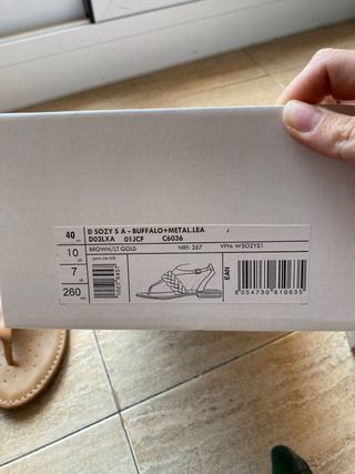 sandalias geox nuevas