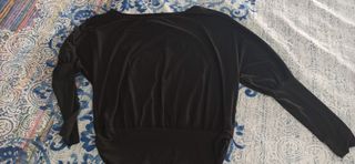 Jersey negro mujer talla L