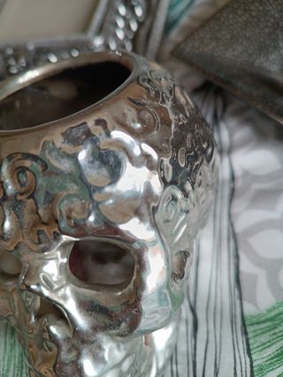 Conjunto zara home calavera cuadro portallaves