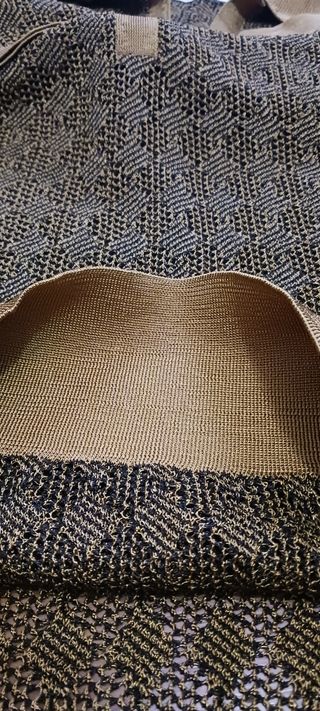 Jersey punto Zara Dorado