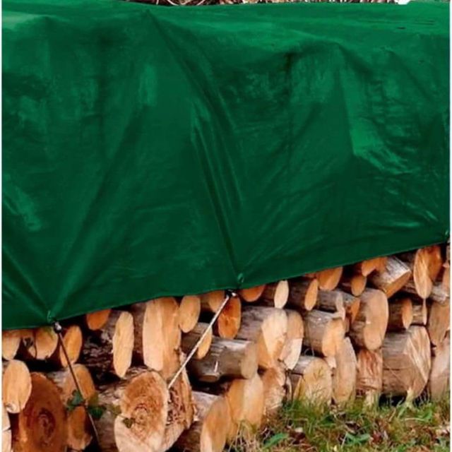 Toldo Impermeable 8x12m Verde Reforzado