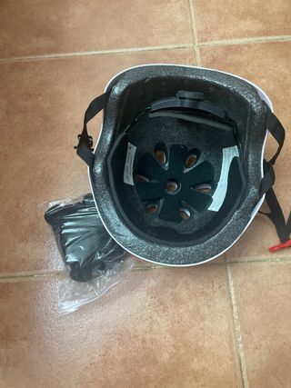 casco patinaje niña rosa