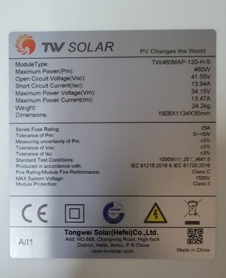 PALET PANELES SOLARES 440W