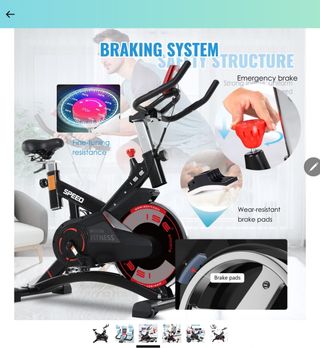 Bicicleta estática nueva 