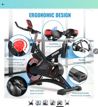Bicicleta estática nueva 