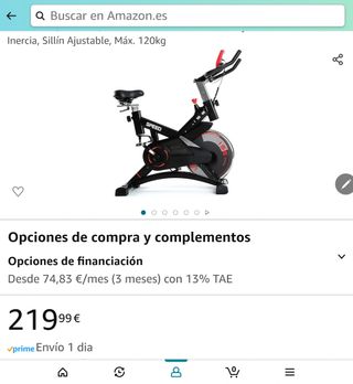 Bicicleta estática nueva 