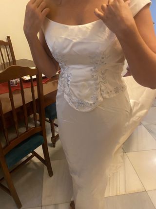 Vestido novia talla S