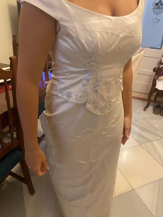 Vestido novia talla S