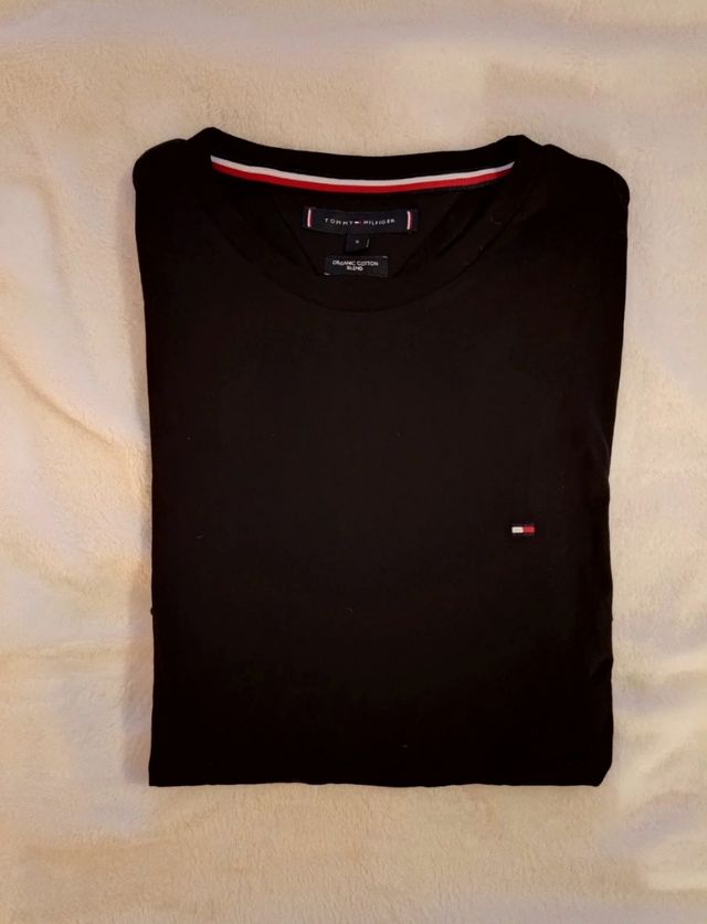 T-shirt Tommy Hilfiger con doppio logo