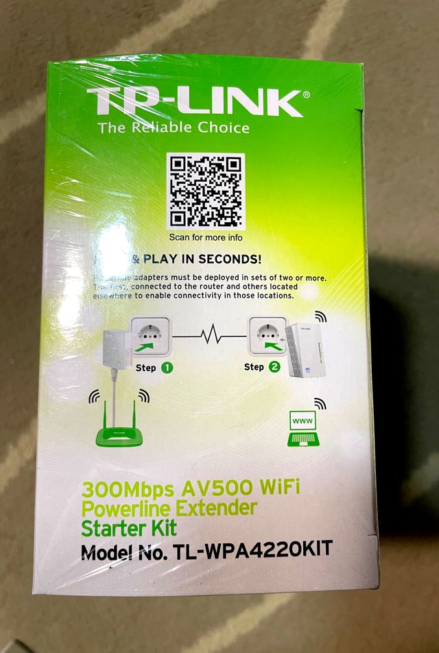 WiFi Extender TP Link tl-wpa4220 kit