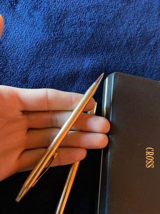 Estuche de bolígrafos Cross de oro