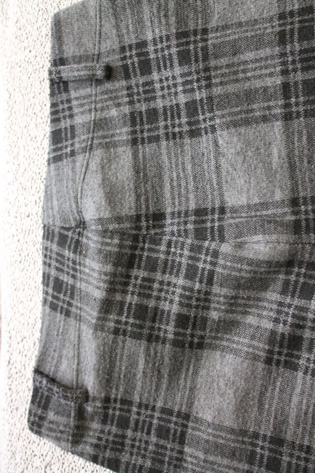 Pantalón campana cuadros