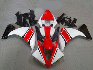 CARENADO PINTADO YAMAHA R1 BLANCA/ROJA 2012-2014