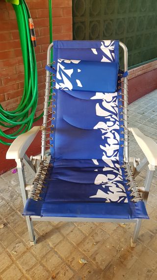 Silla de jardín de aluminio 