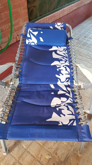 Silla de jardín de aluminio 