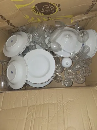Vajilla cristalería y cuberteria