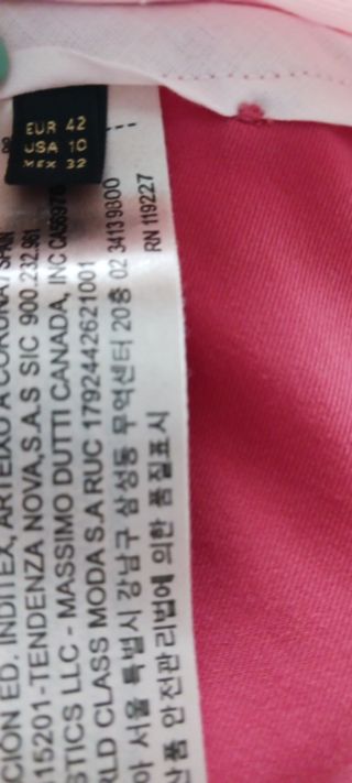 Pantalón Massimo Dutti Coral