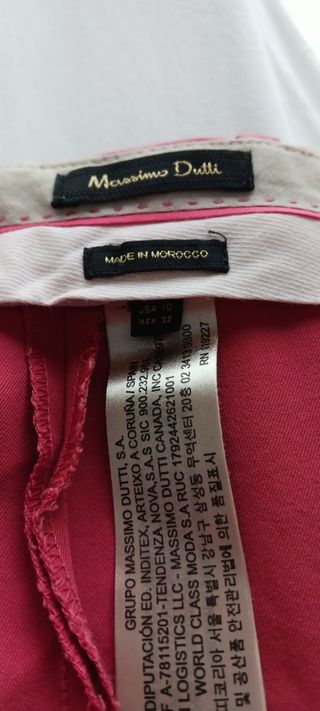 Pantalón Massimo Dutti Coral