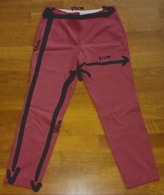 Pantalón Massimo Dutti Coral
