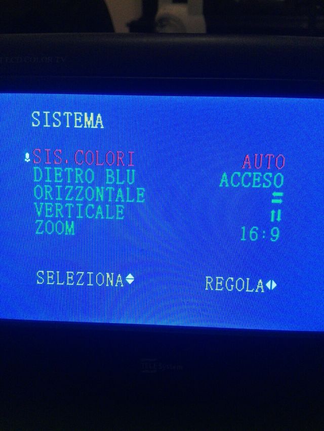 Televisore 7'' lcd