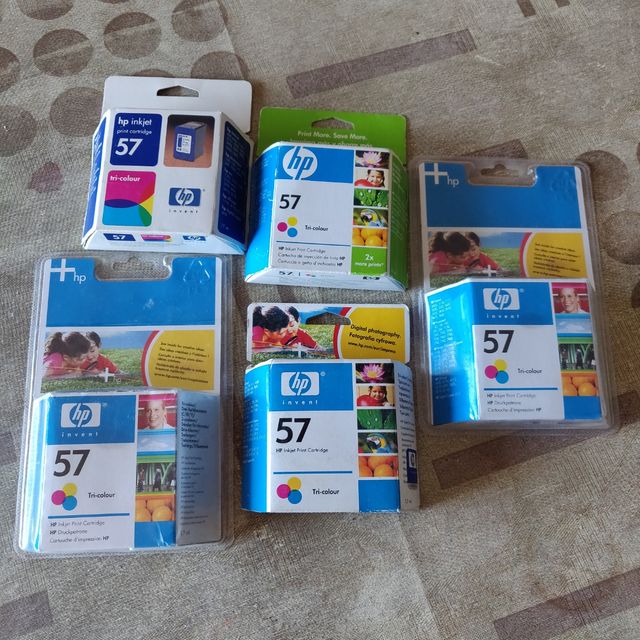 Lote cartuchos de tinta HP 57