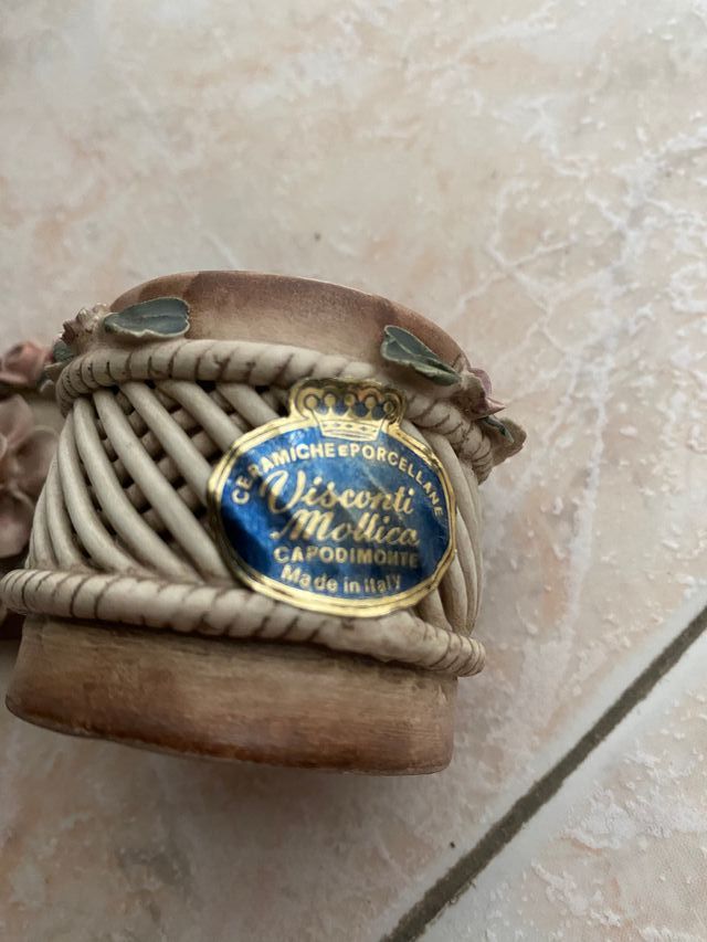 Portaoggetti capodimonte