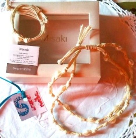 conjunto de gargantilla y pulsera MISAKI