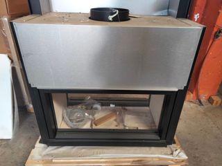 Chimenea leña doble cara. Nueva - MCZ. Gran capaci