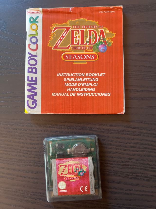 Zelda Oracle of Seasons Gameboy Color