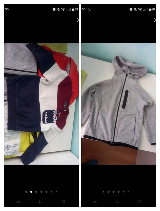 2 sudaderas deporte 5 años 110cm