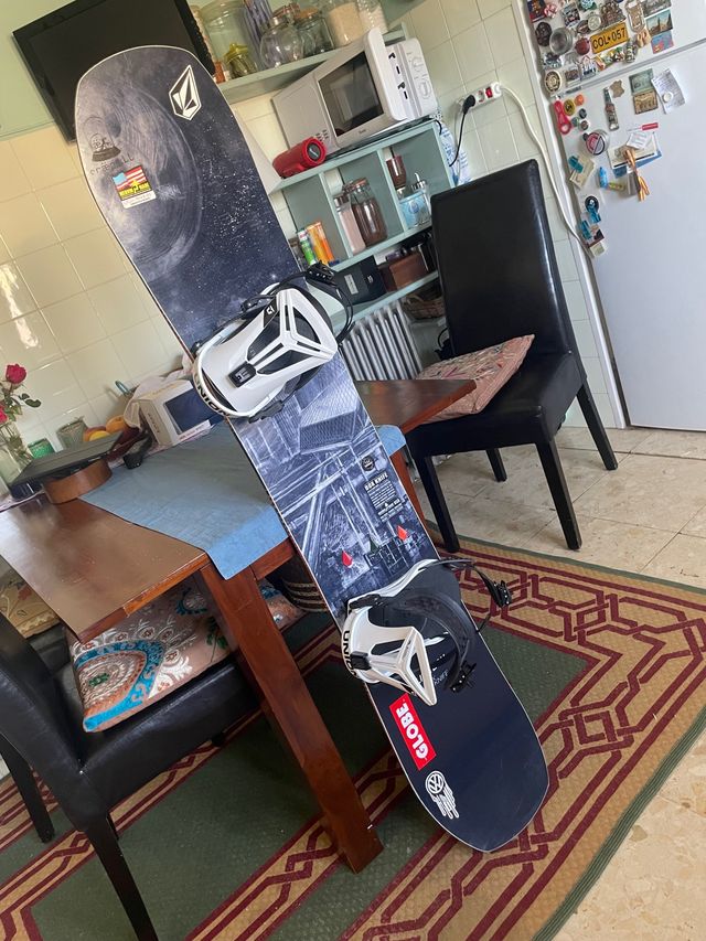 snowbaord equipo conpleto. All mountain. 154