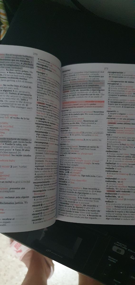 Diccionario español- inglés