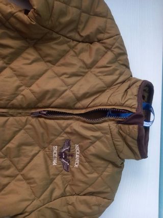 Abrigo cazadora 4 años 98 106cm marron