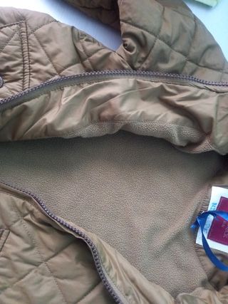 Abrigo cazadora 4 años 98 106cm marron