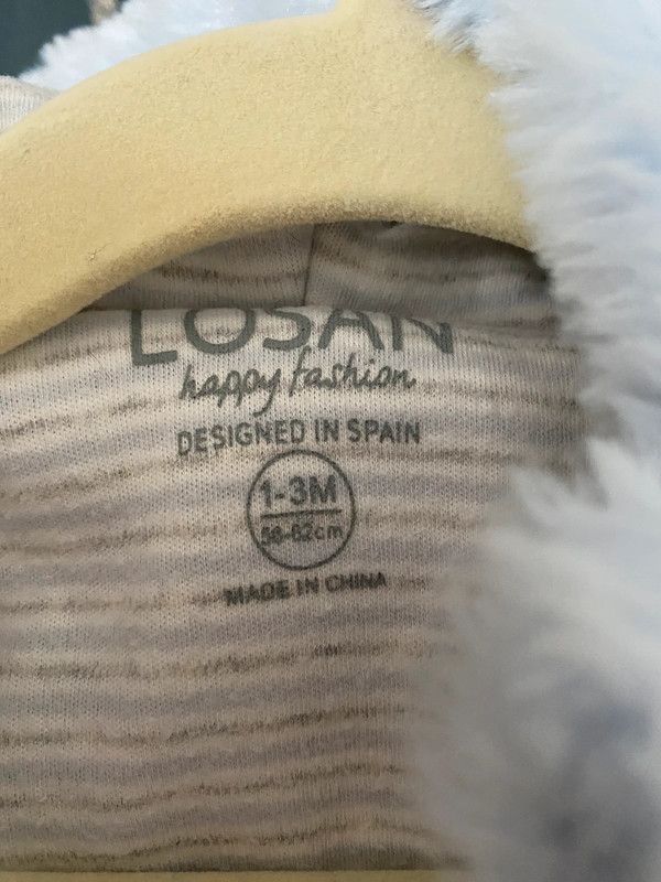 Buzo de pelo con capucha - azul